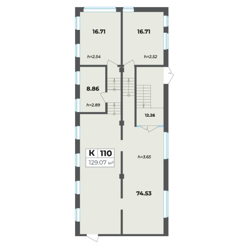 К. пом 129,1 м²