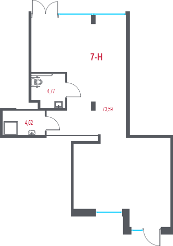 К. пом 82,9 м²