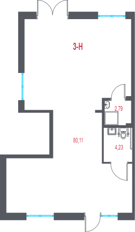 К. пом 87,1 м²