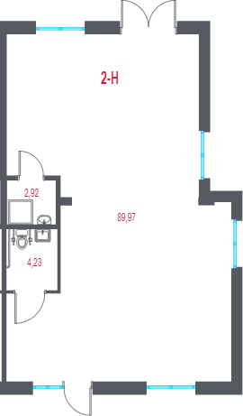 К. пом 97,1 м²