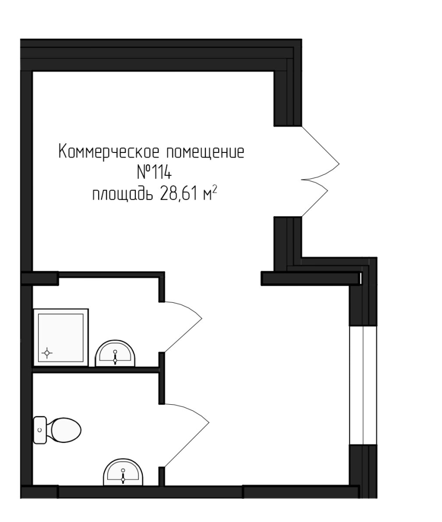 К. пом 28,6 м²
