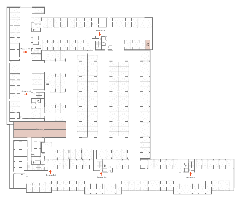 Паркинг 13,3 м²