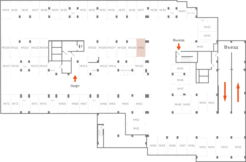 Паркинг 13,3 м²