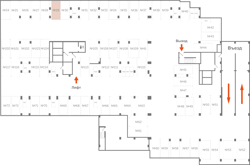 Паркинг 13,3 м²