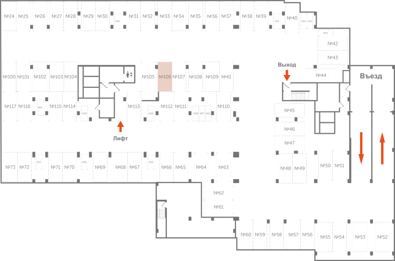 Паркинг 13,3 м²