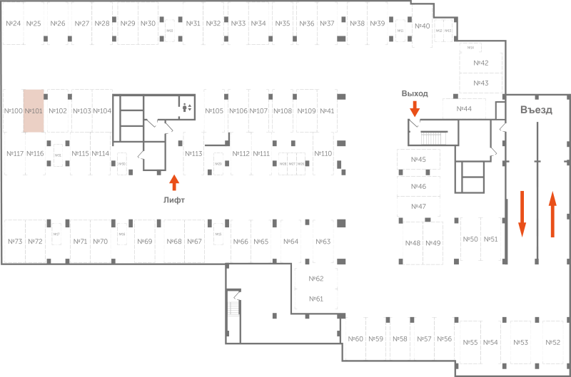 Паркинг 13,3 м²