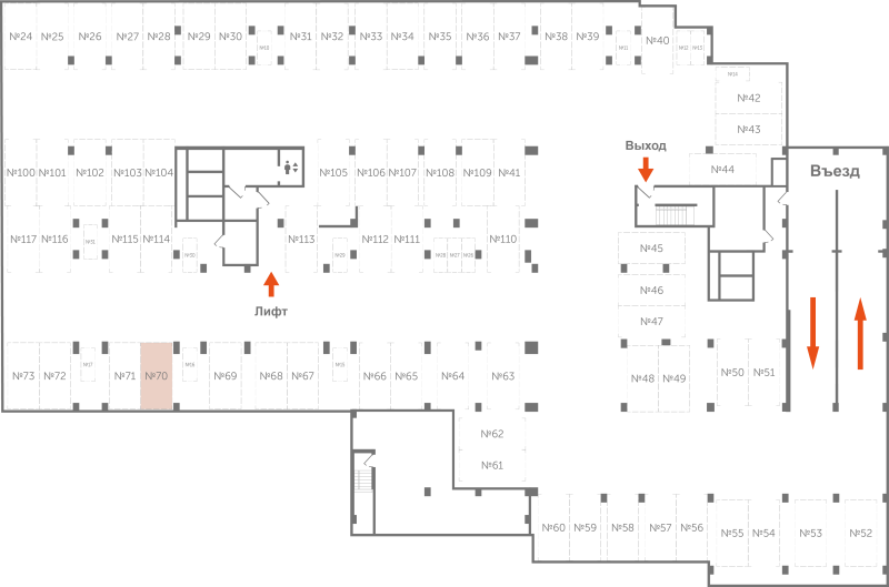 Паркинг 13,3 м²