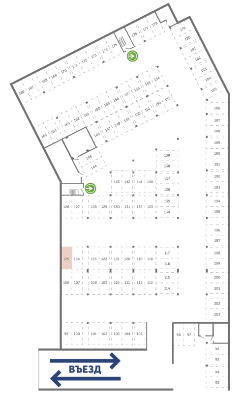 Паркинг 13,3 м²