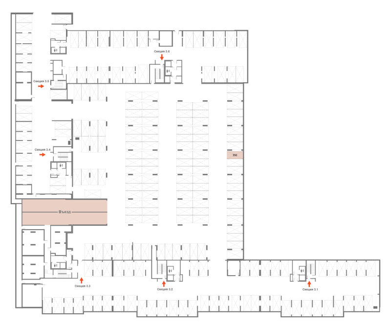 Паркинг 13,3 м²