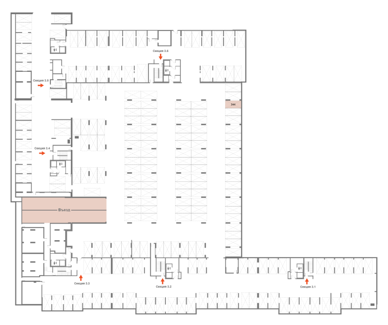 Паркинг 13,3 м²