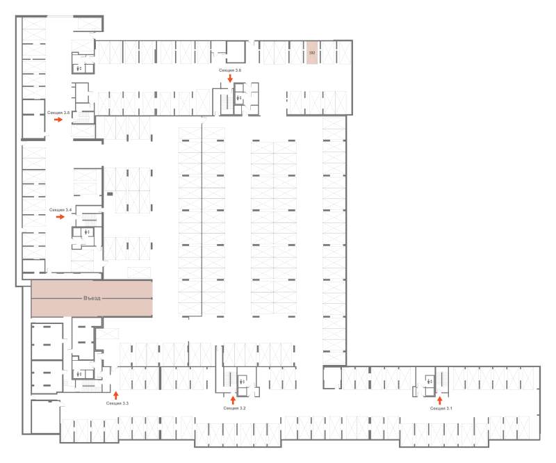 Паркинг 13,3 м²