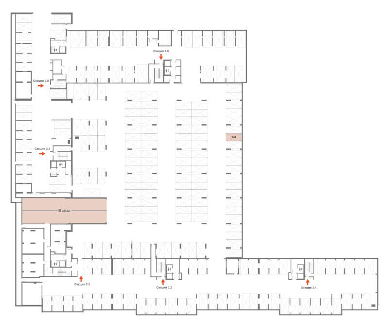 Паркинг 13,3 м²