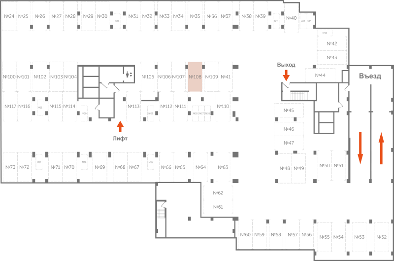 Паркинг 13,3 м²