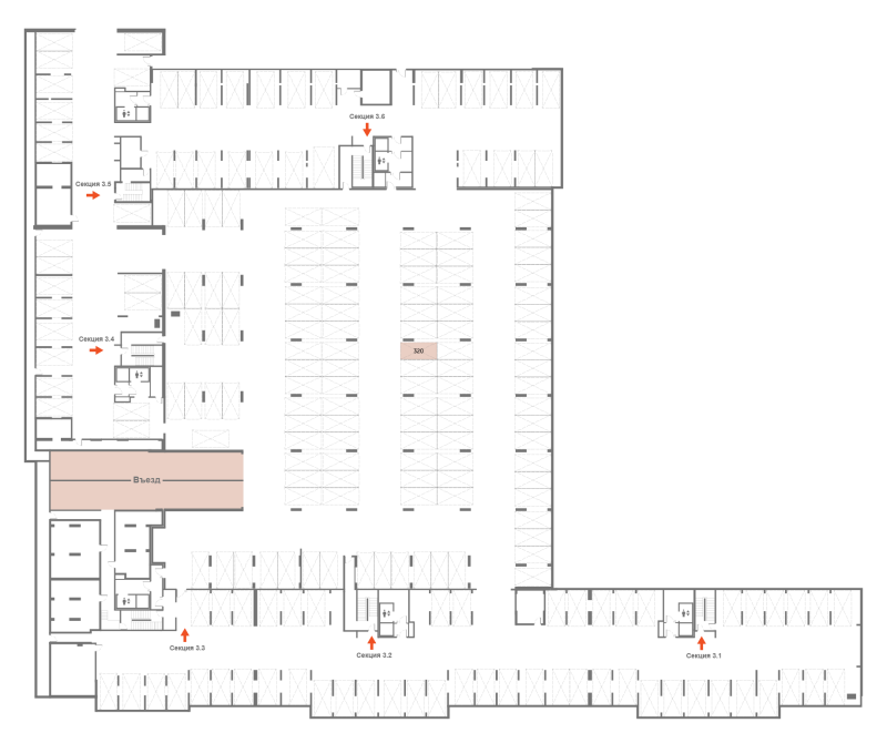Паркинг 13,3 м²