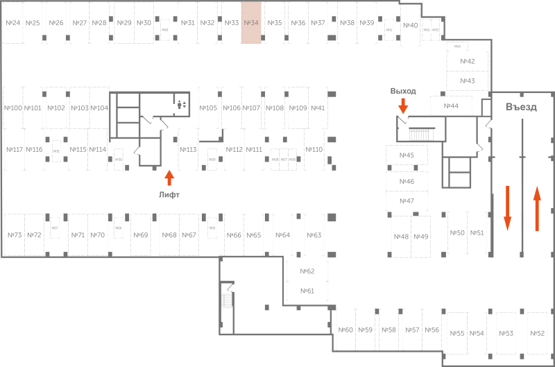 Паркинг 13,3 м²
