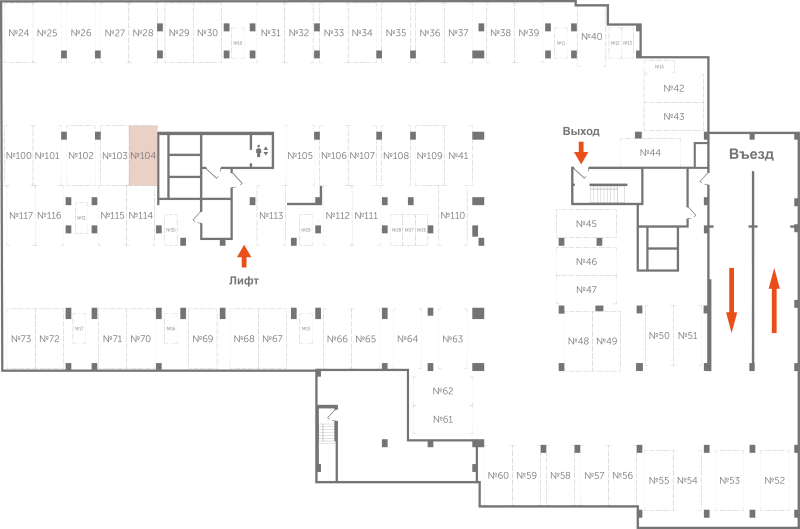 Паркинг 13,3 м²