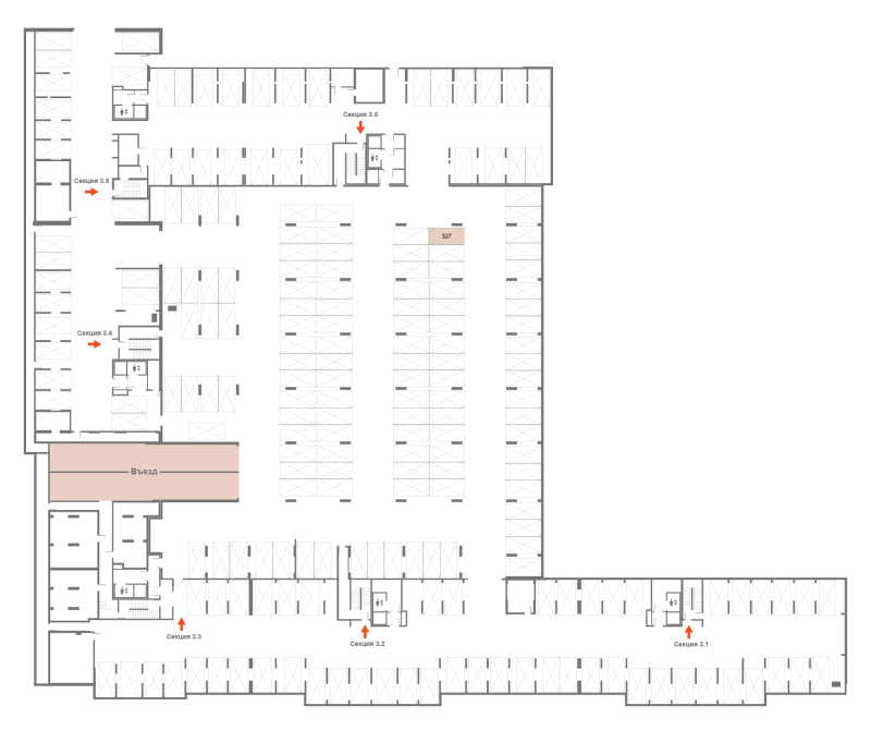 Паркинг 13,3 м²