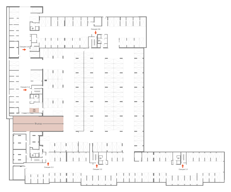 Паркинг 13,3 м²