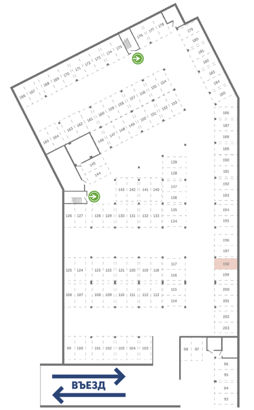 Паркинг 13,3 м²