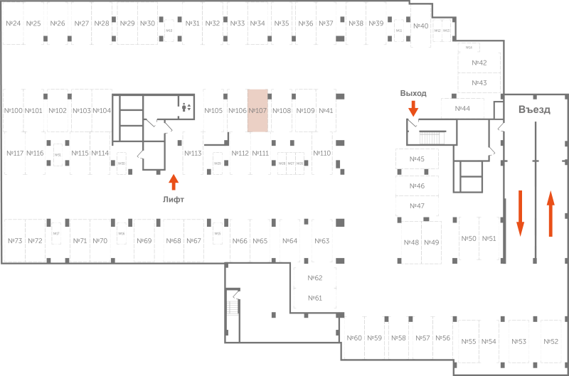 Паркинг 13,3 м²