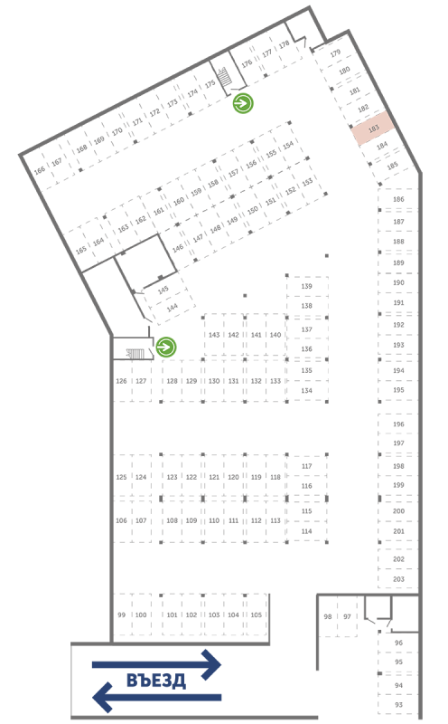 Паркинг 13,3 м²