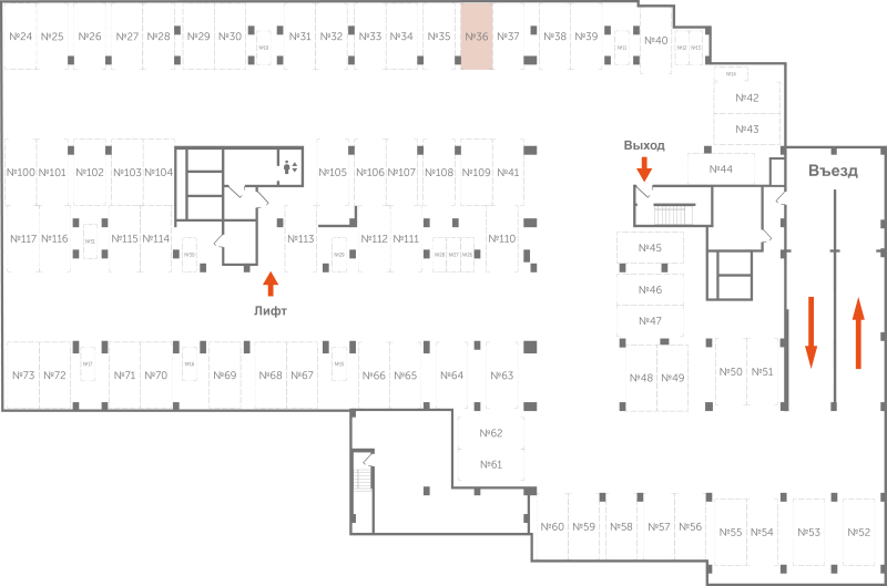 Паркинг 13,3 м²