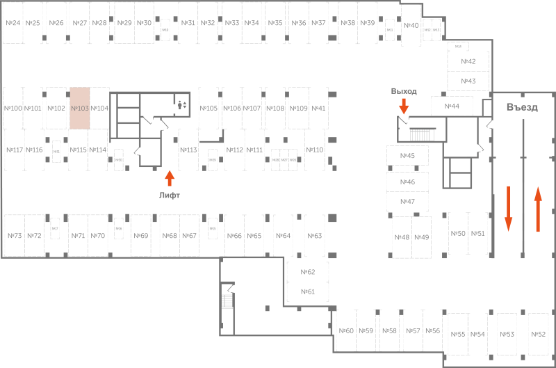 Паркинг 13,3 м²