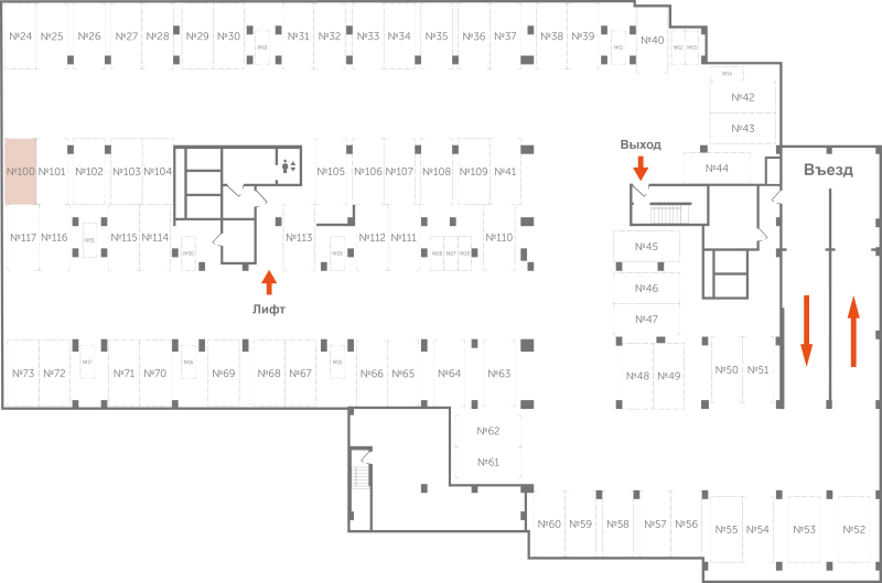 Паркинг 13,3 м²
