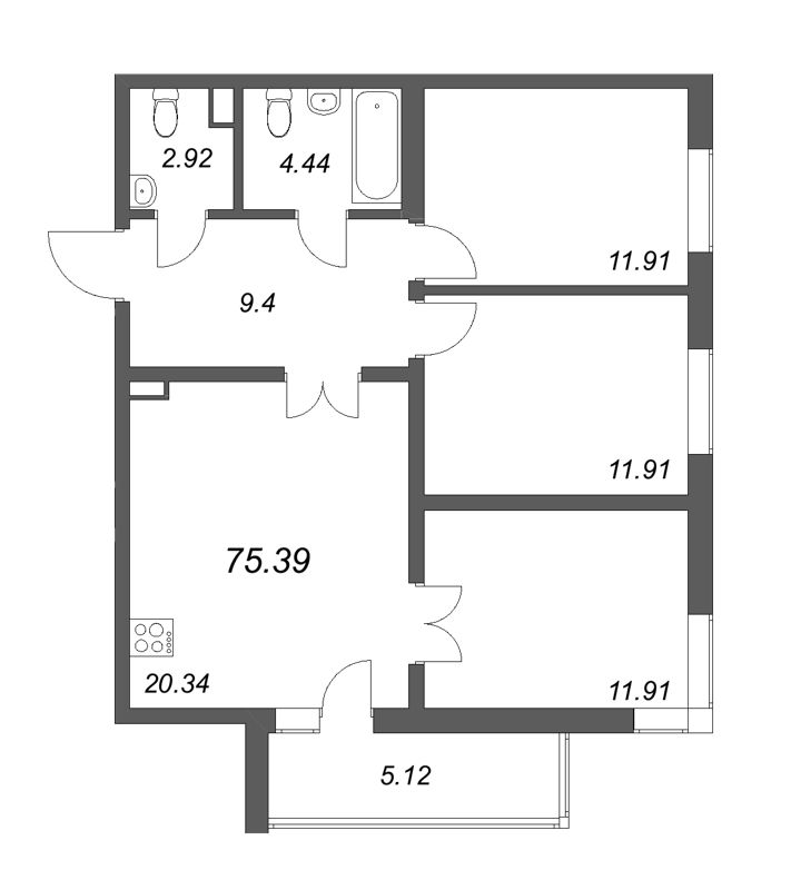 4 ккв (Евро)