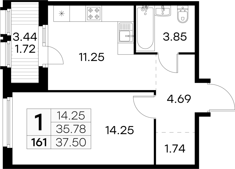 1 ккв