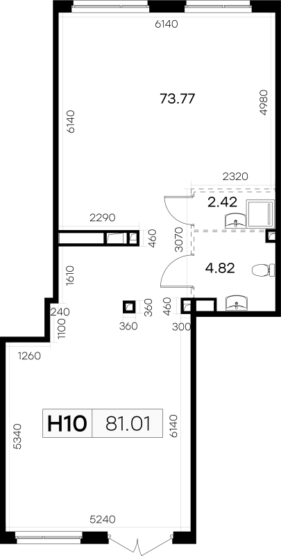 К. пом 81,5 м²