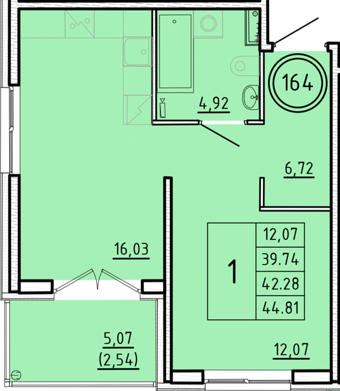 2 ккв (Евро) 39,7 м²