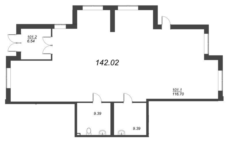 К. пом 142,5 м²