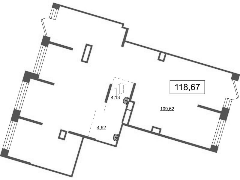 К. пом 119,2 м²