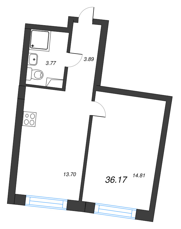 1 ккв 36,2 м²