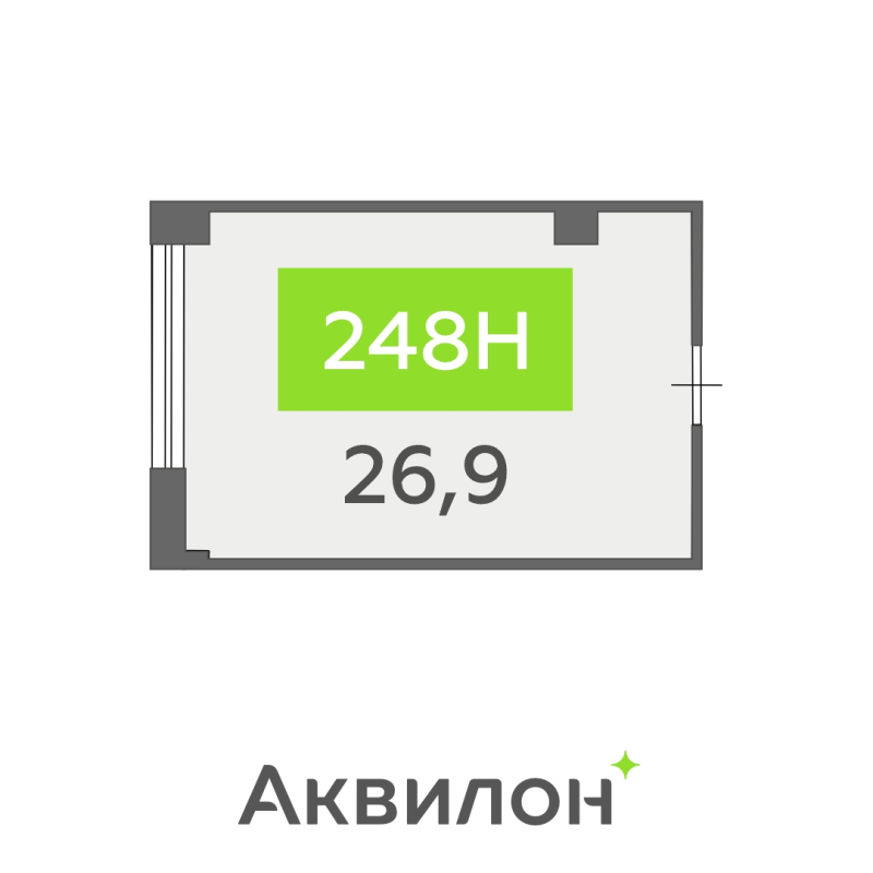 К. пом 26,9 м²