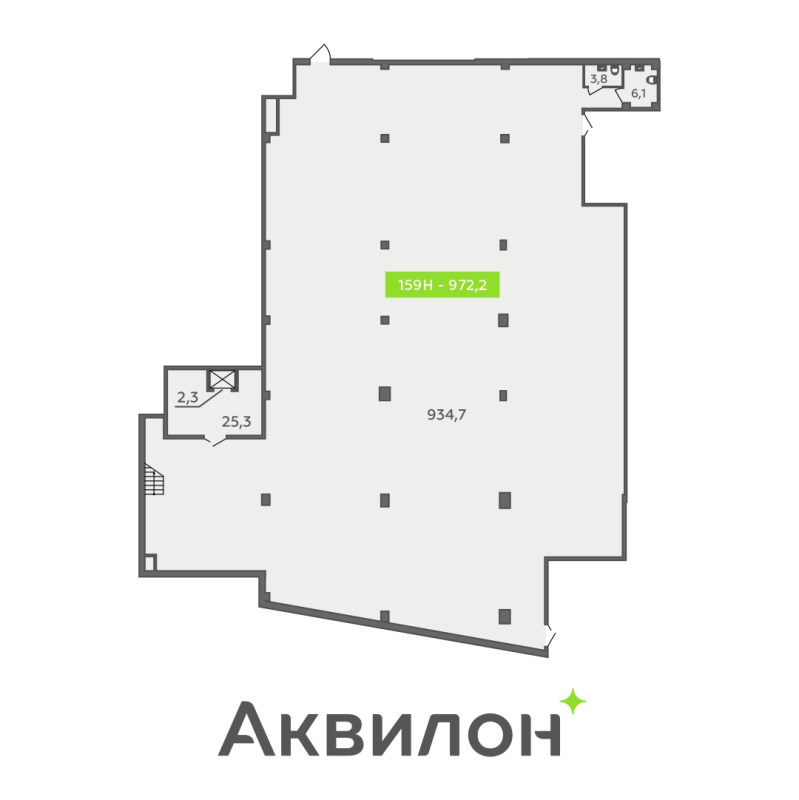 К. пом 972,2 м²