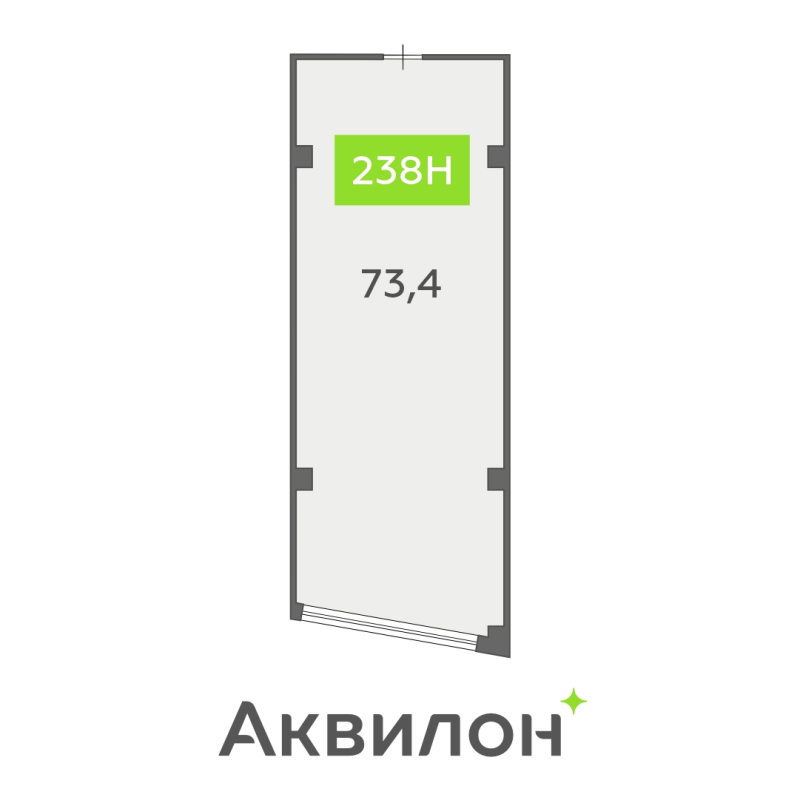 К. пом 73,4 м²