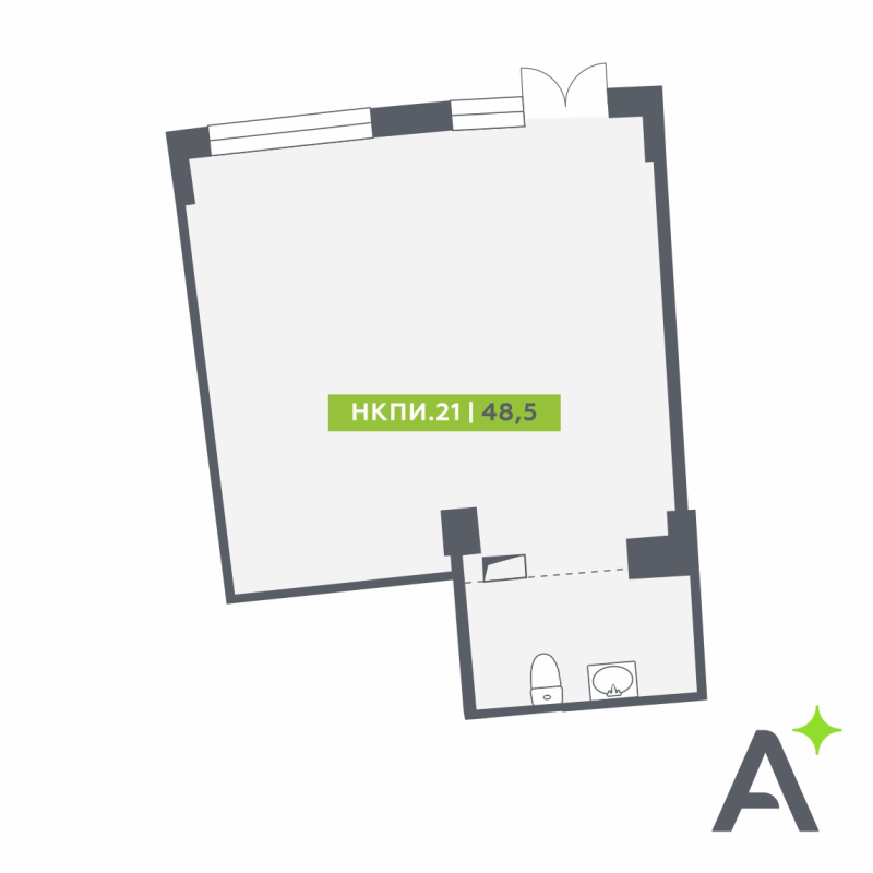 К. пом 48,5 м²