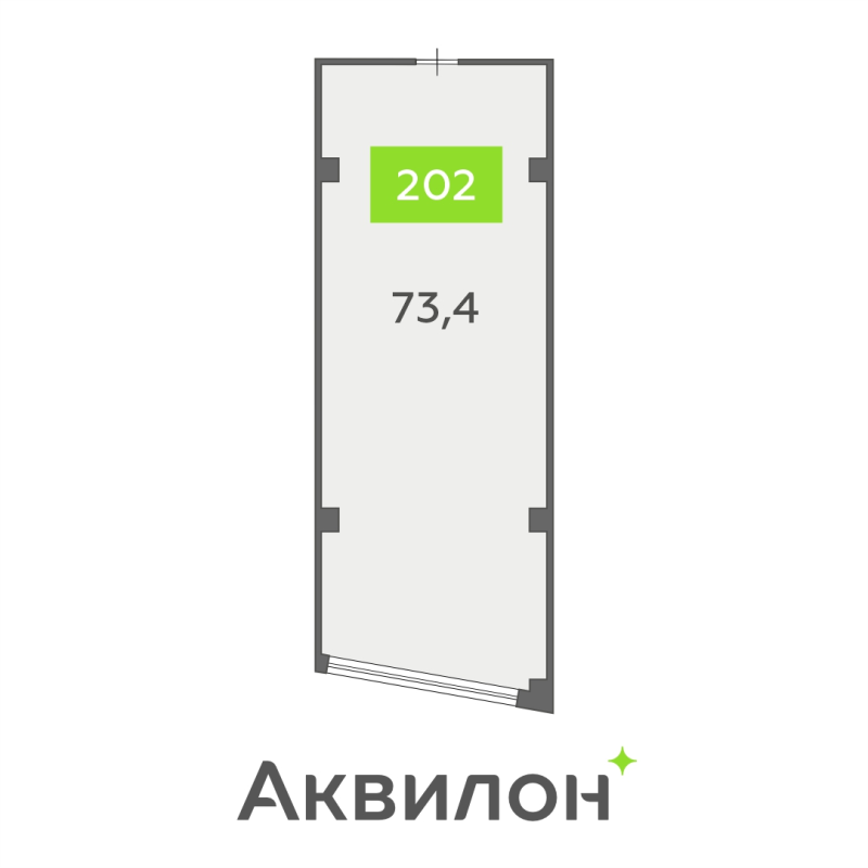 К. пом 73,4 м²