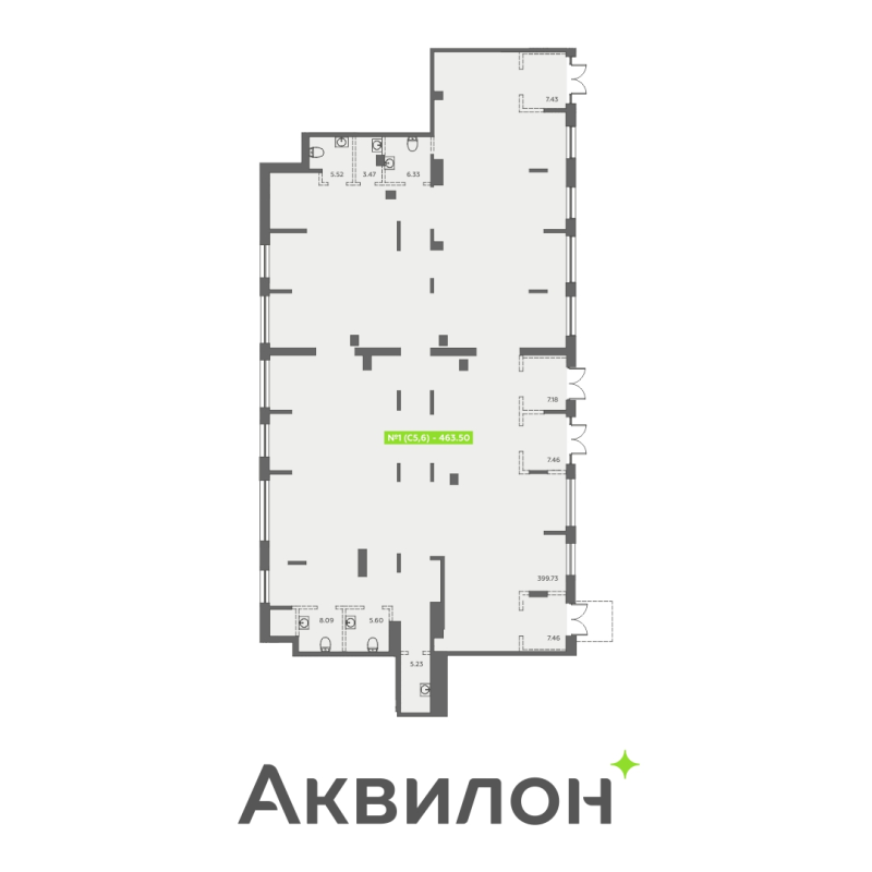 К. пом 475,7 м²