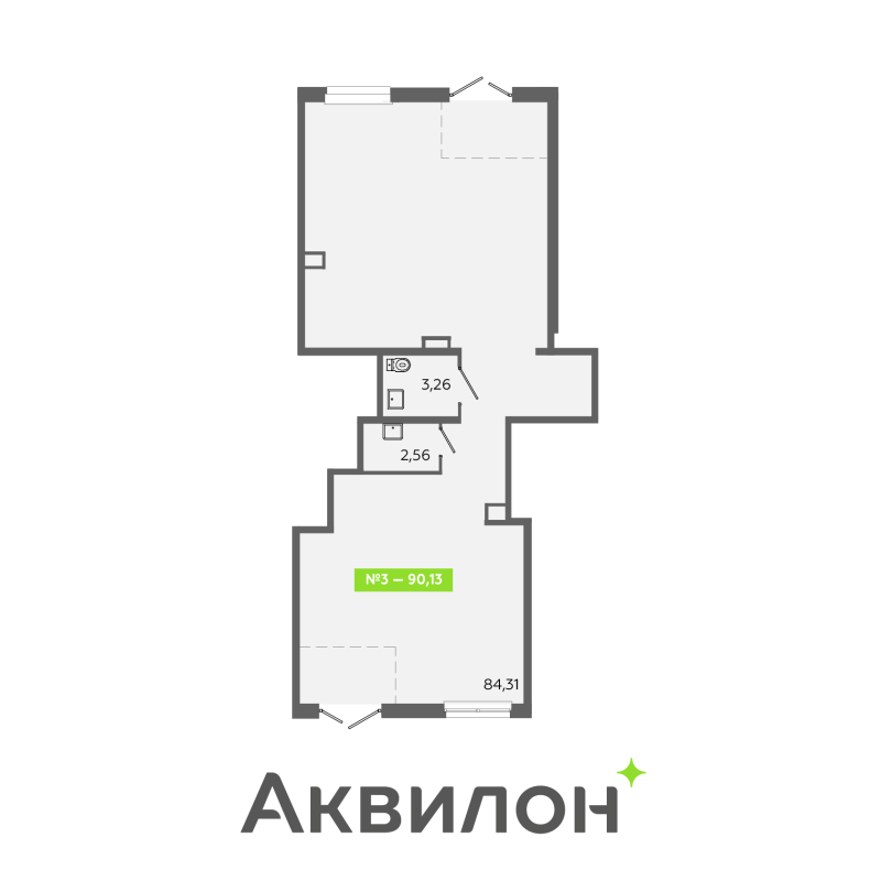 К. пом 90,1 м²