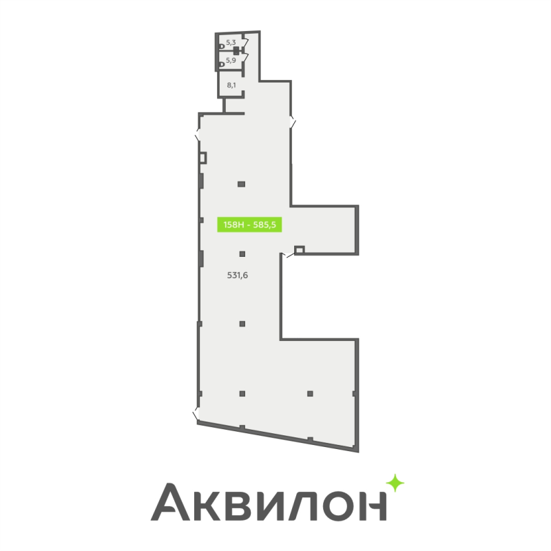 К. пом 578,8 м²