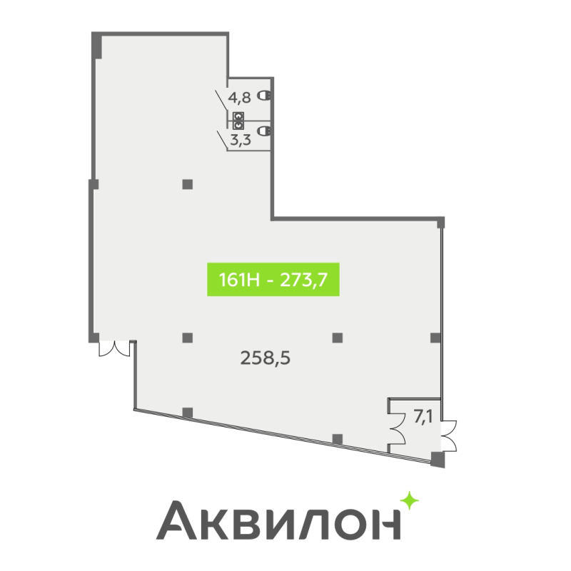 К. пом 273,7 м²