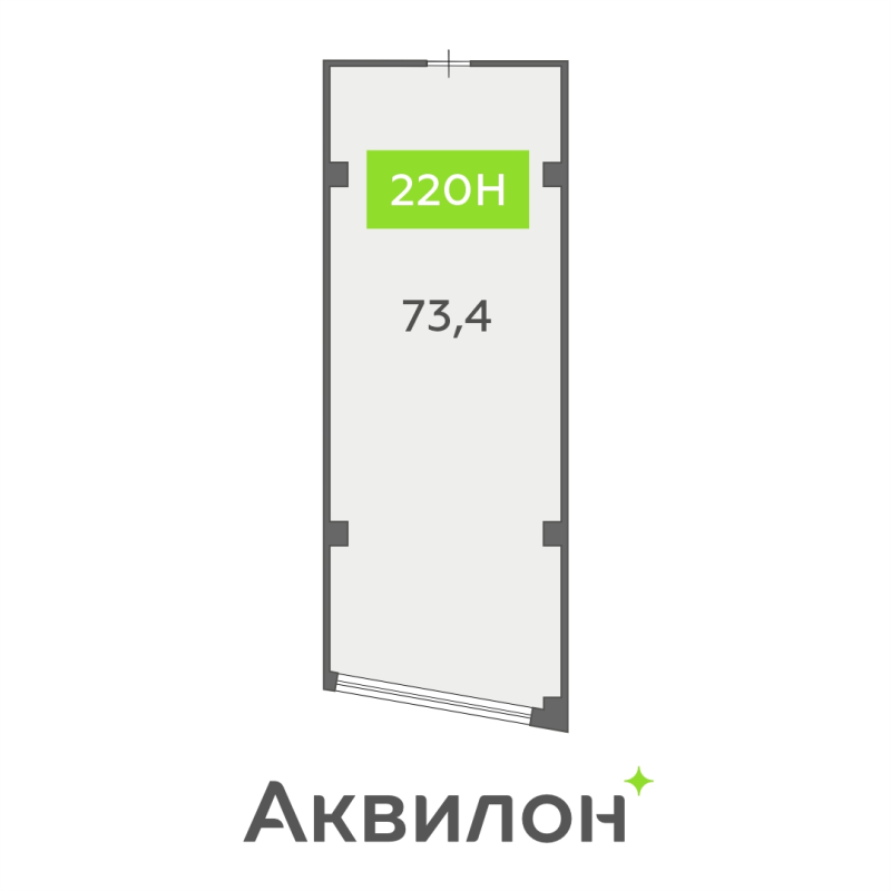 К. пом 73,4 м²