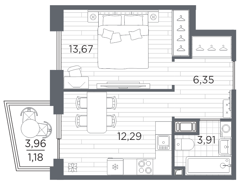 1 ккв 38,2 м²