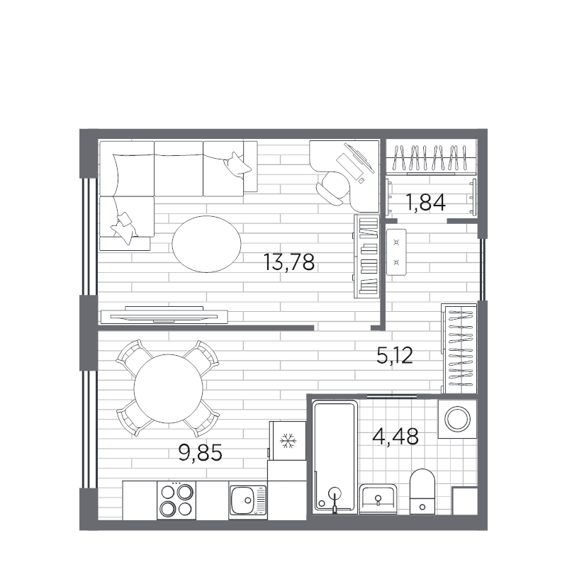 1 ккв 35,2 м²