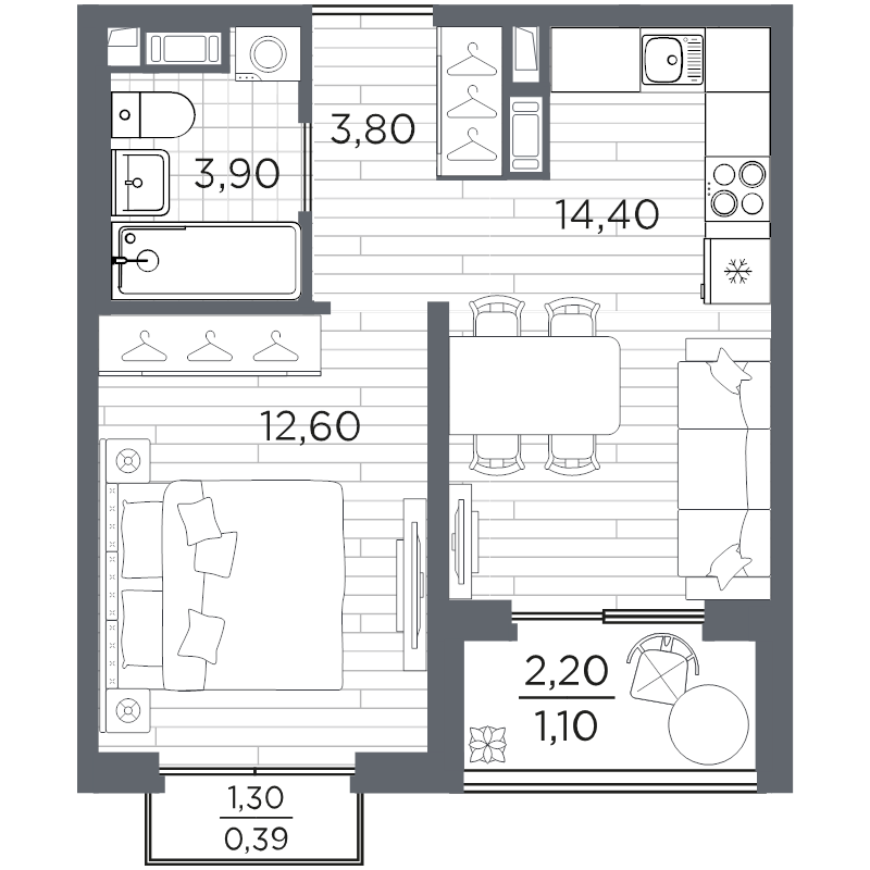 1 ккв 36,2 м²