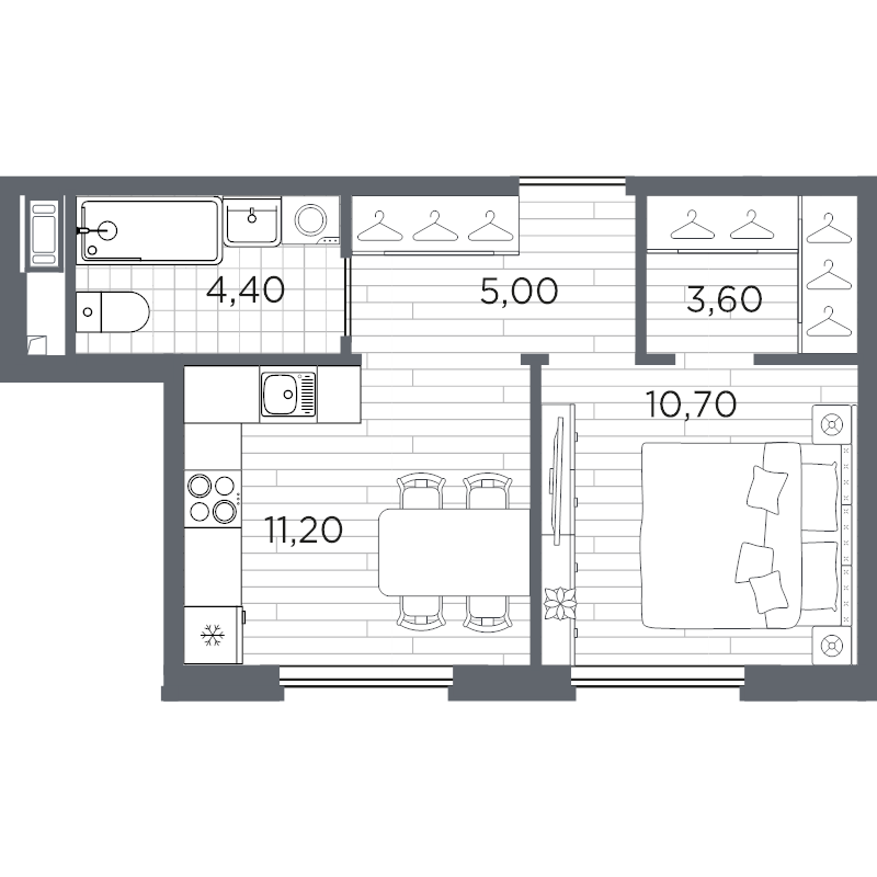 1 ккв 34,9 м²