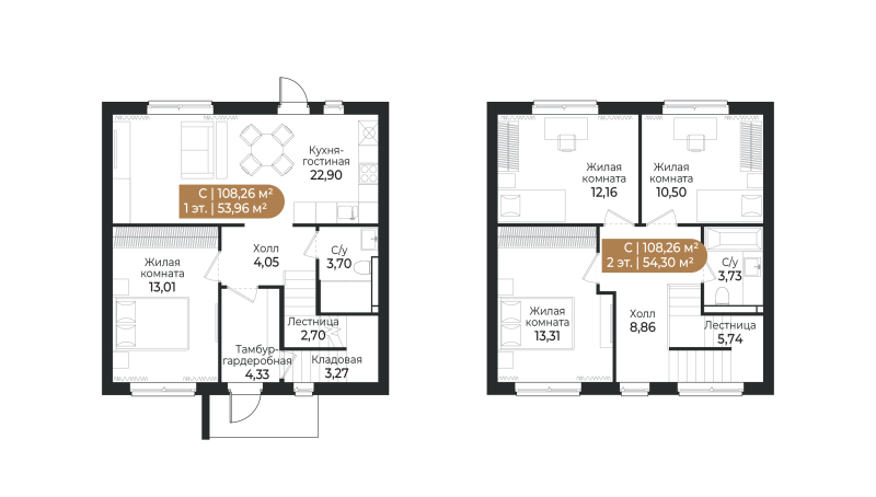 5 ккв (Евро) 112,3 м²